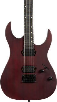 Spira S-400 Electric Guitar HH in Matt Wine Red