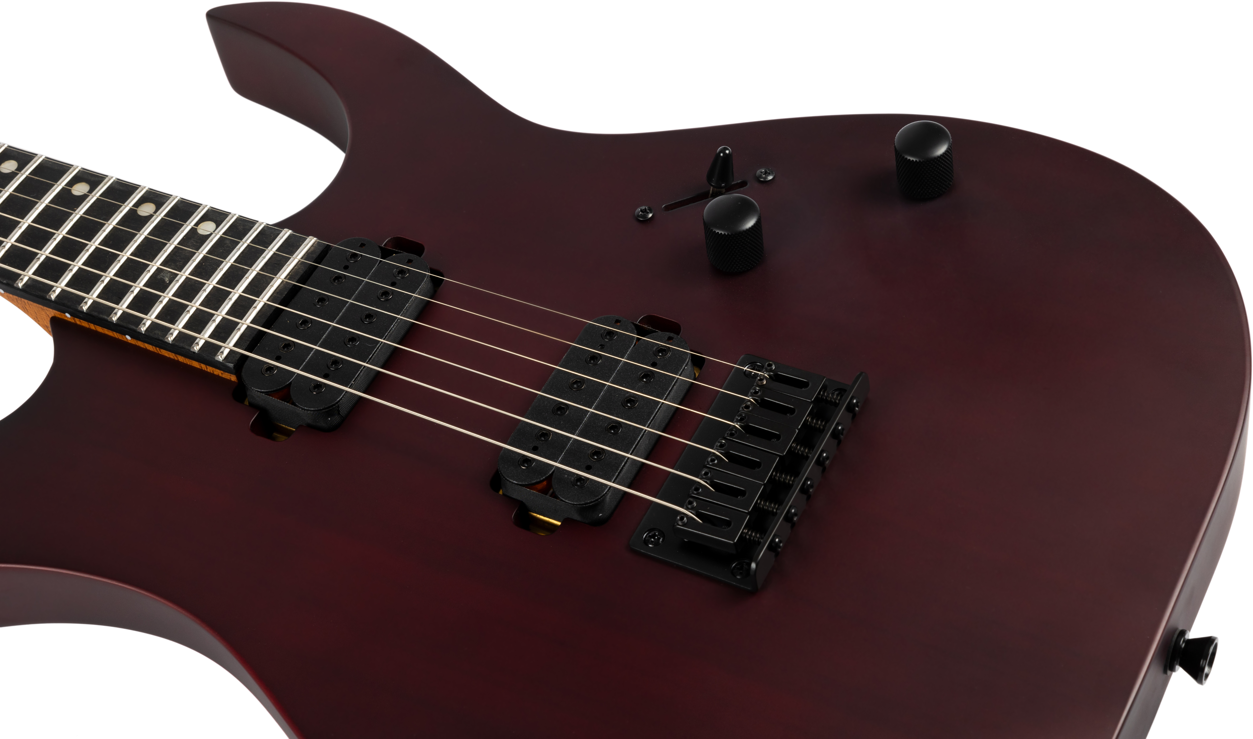 Spira S-400 Electric Guitar HH in Matt Wine Red