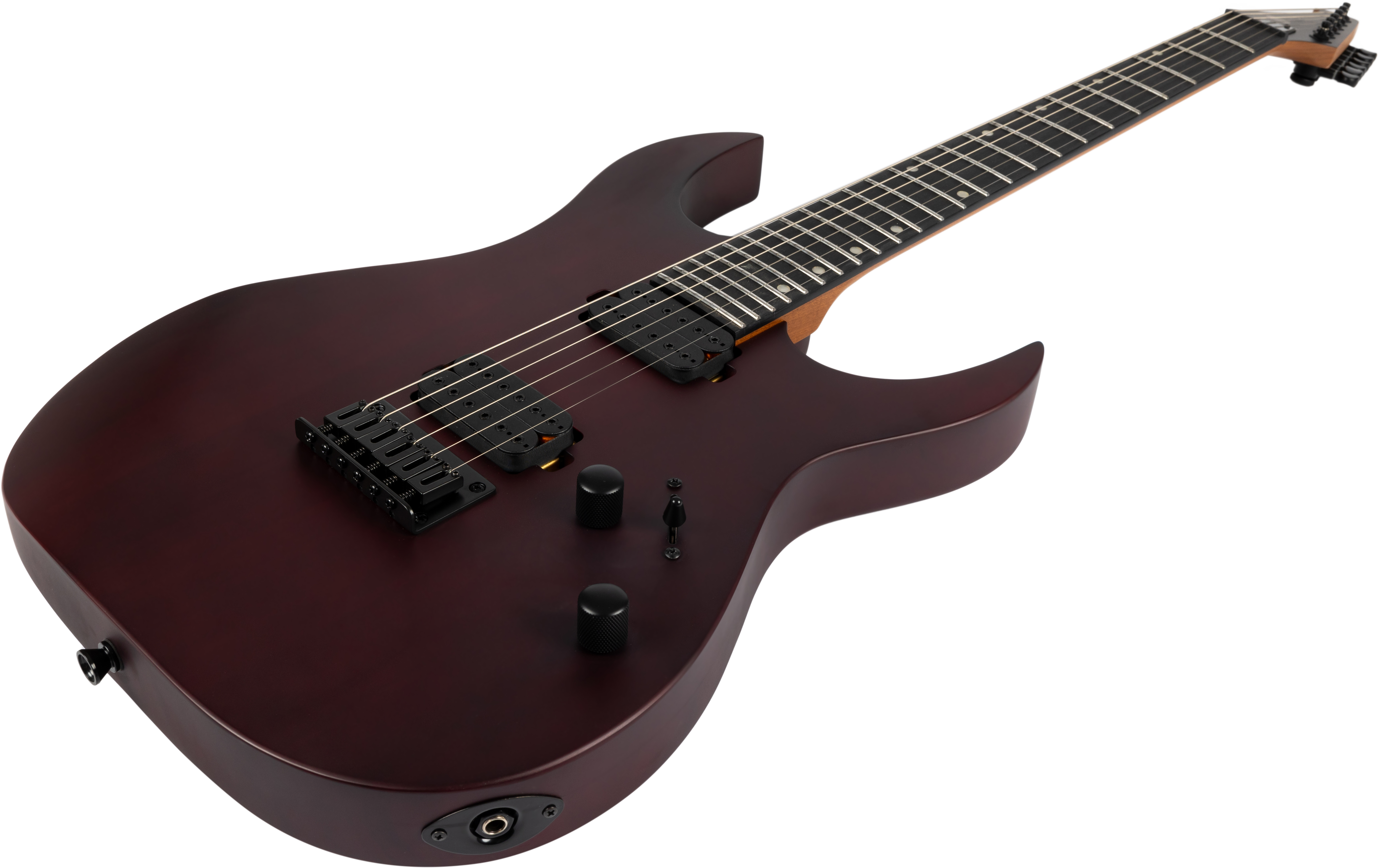 Spira S-400 Electric Guitar HH in Matt Wine Red