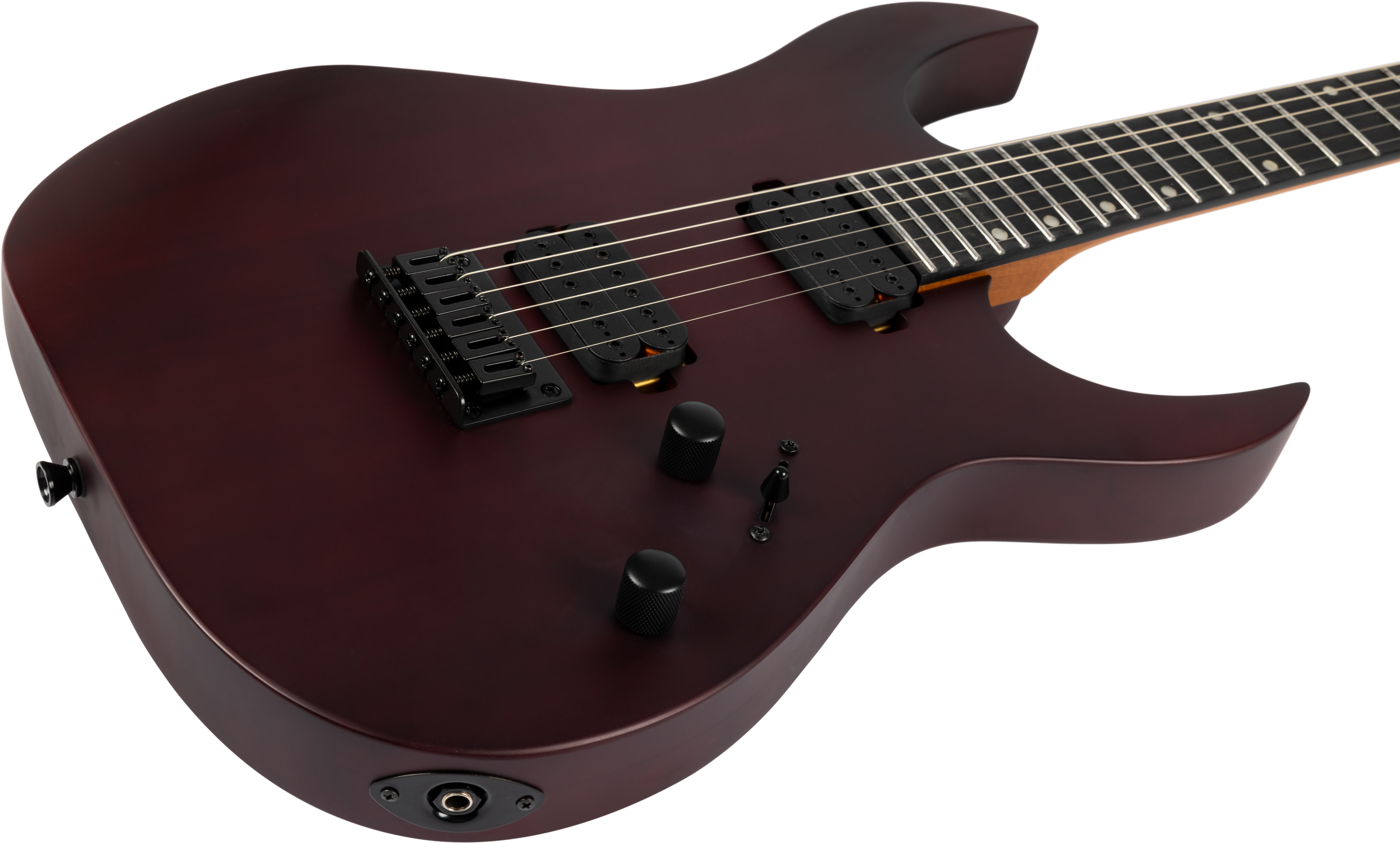 Spira S-400 Electric Guitar HH in Matt Wine Red