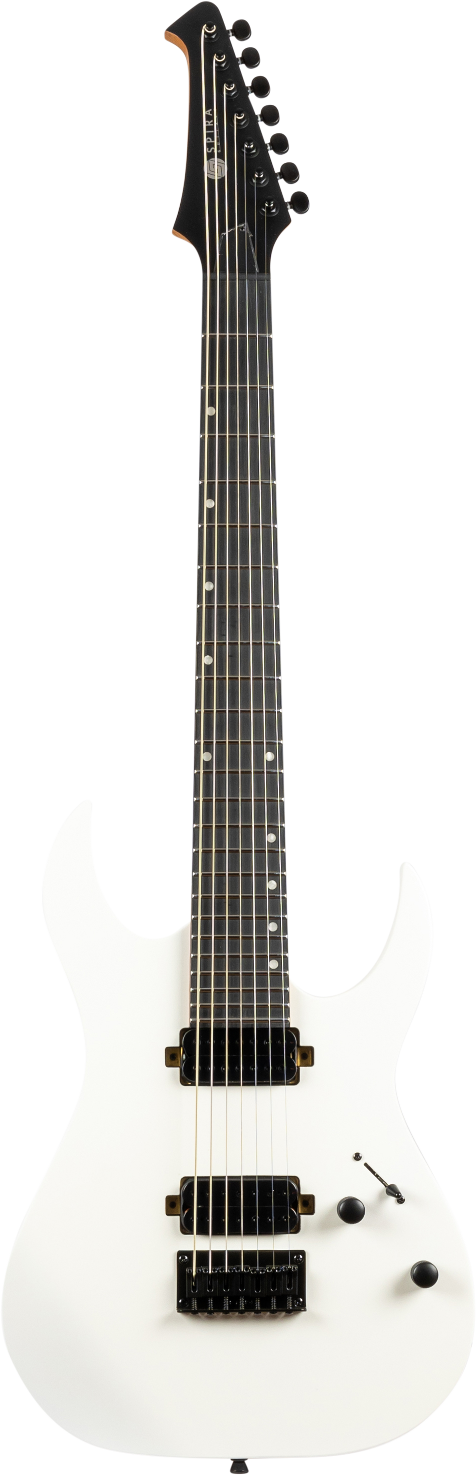 Spira S-407 Electric Guitar HH 7 String in Matt White