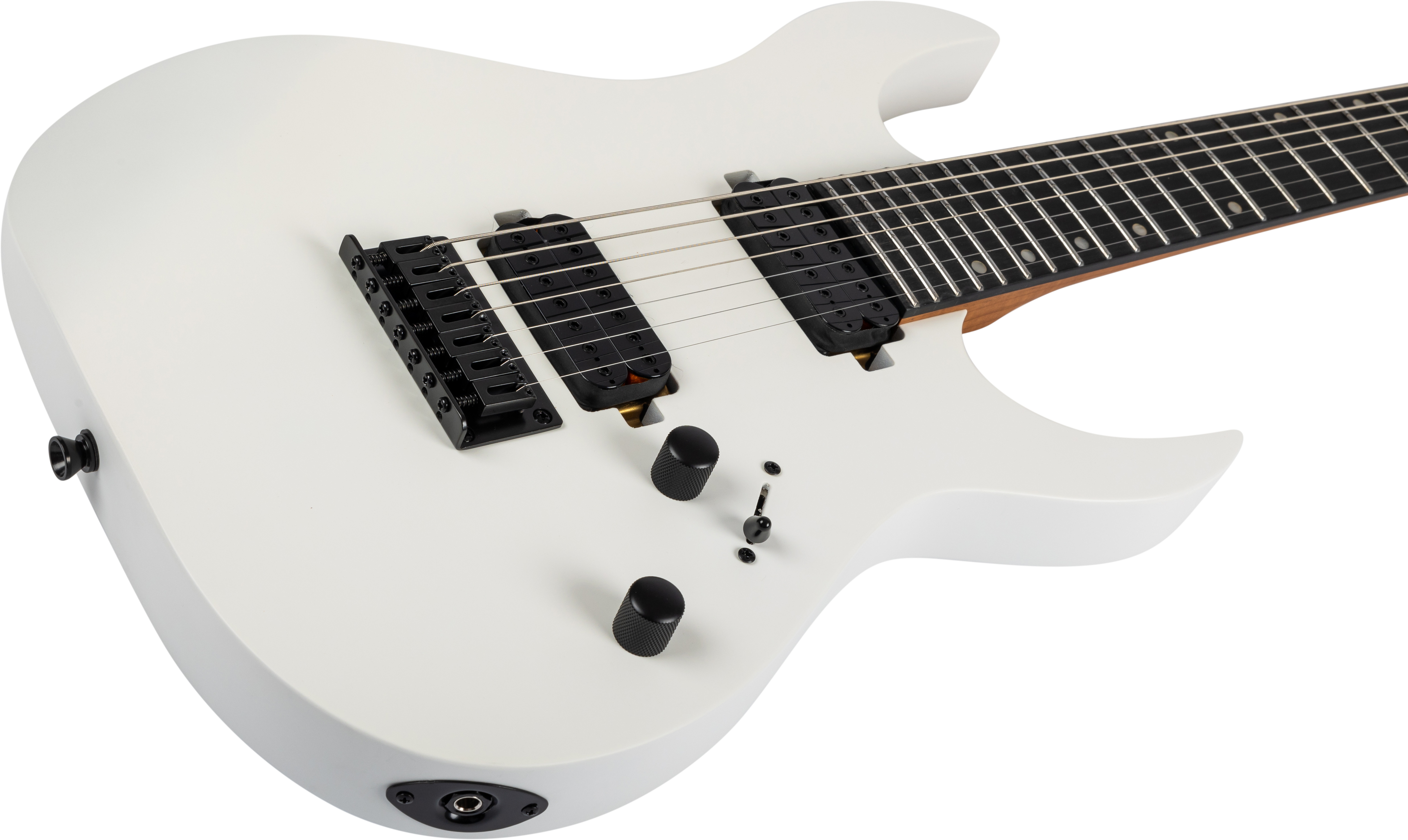 Spira S-407 Electric Guitar HH 7 String in Matt White