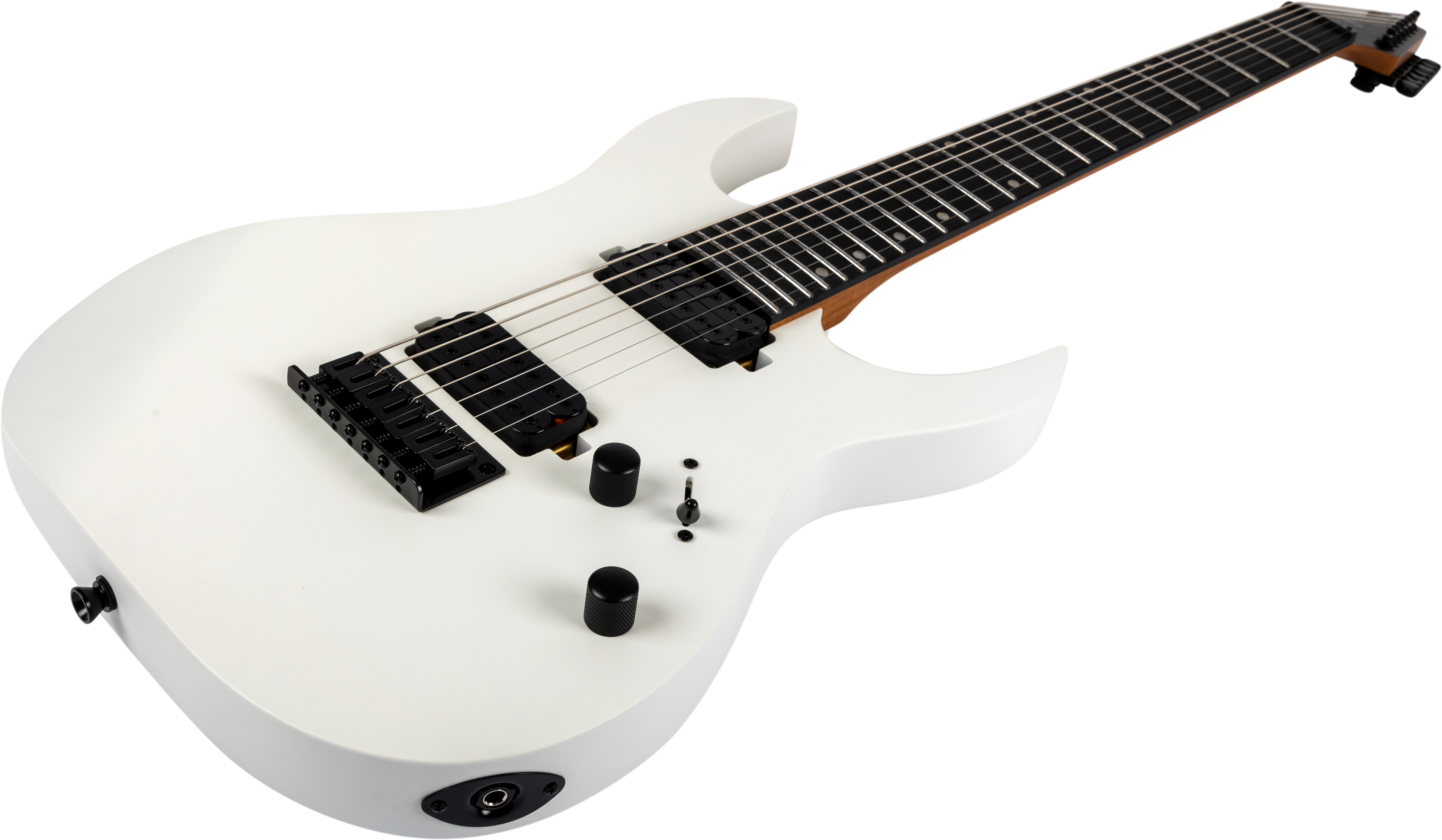 Spira S-407 Electric Guitar HH 7 String in Matt White