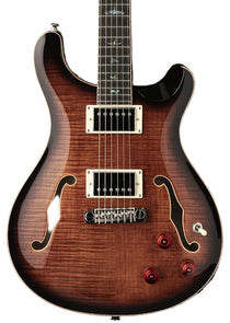 PRS SE Hollowbody II Piezo in Black Gold Ex Demo