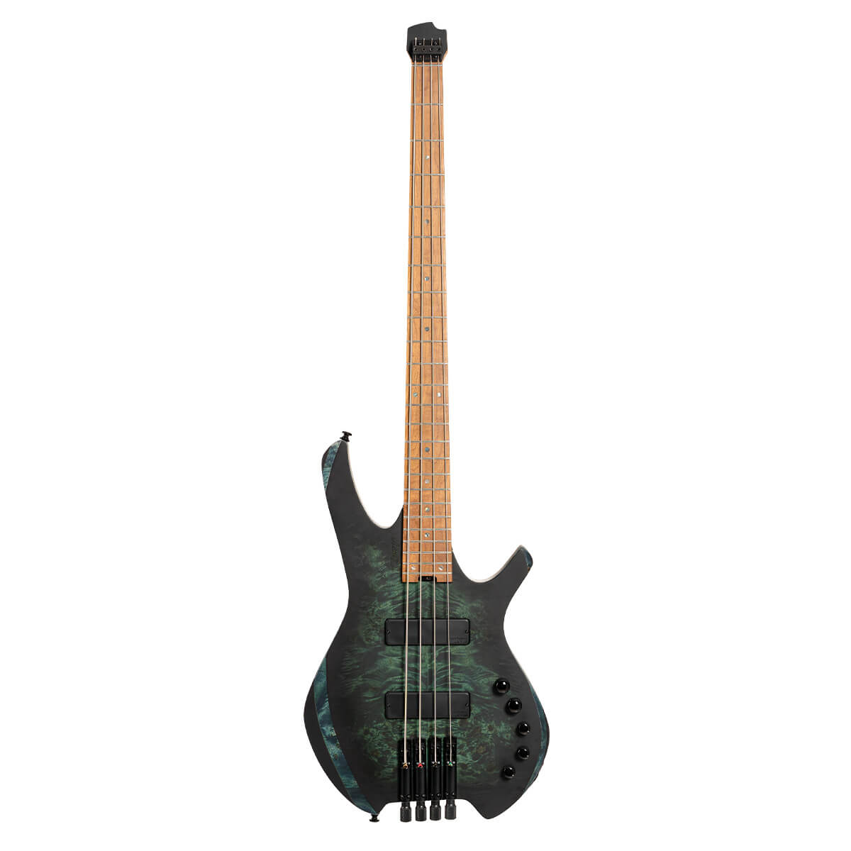 Cort Space 4 Headless 4 String Bass in Star Dust Green in Bag