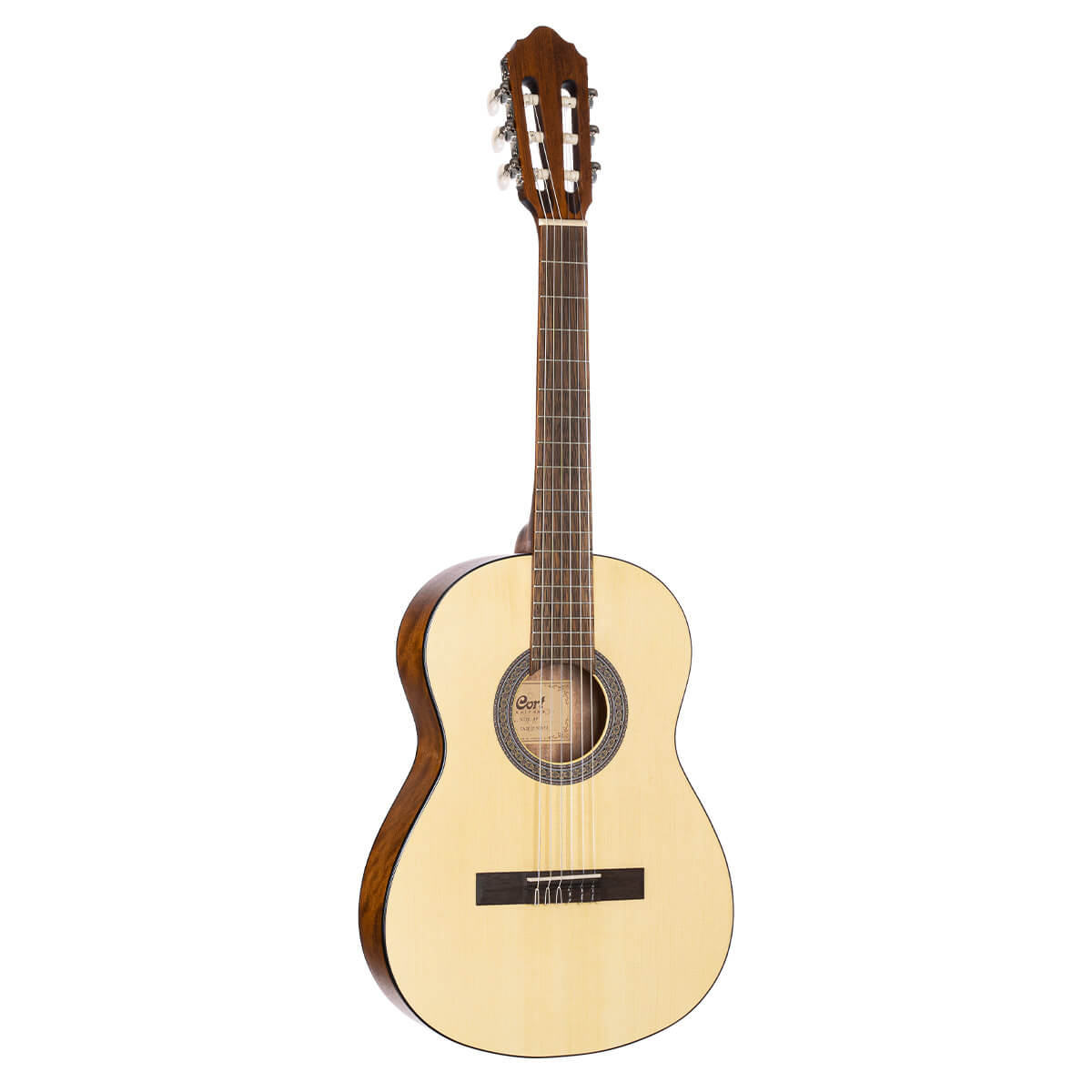 Cort AC70 Guitare Classique 3/4 Pores Ouverts Naturel avec Housse