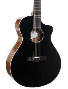 Cort Core-MC Ovangkol Electro Acoustic in Black Top Semi-Gloss