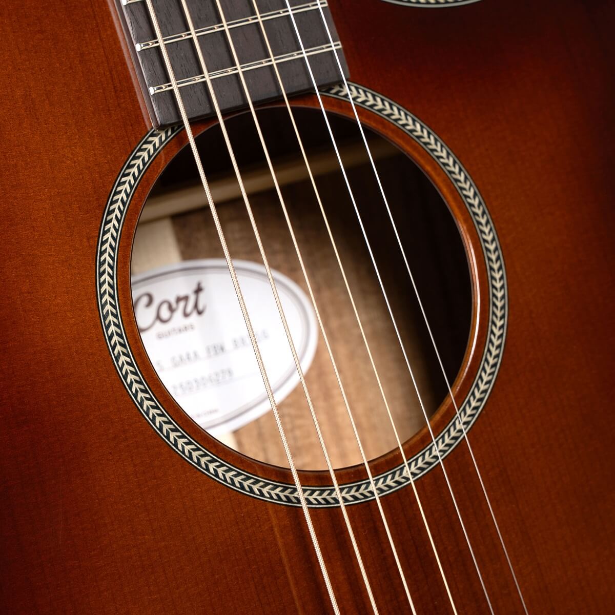 Cort Essence GA4 Special Electro Acoustic in Brown Burst Semi Gloss