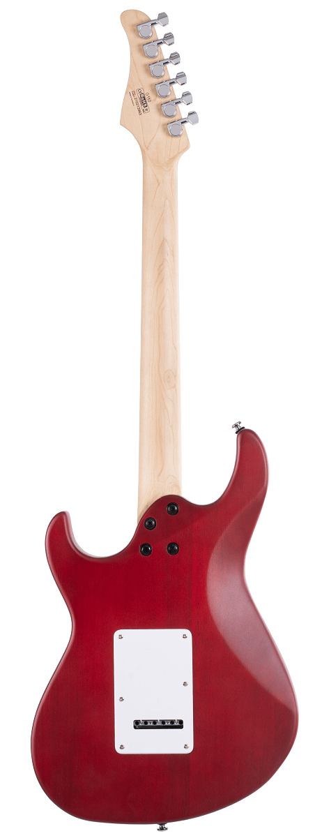 Cort G110 HSS Electric Guitar in Open Pore Black Cherry