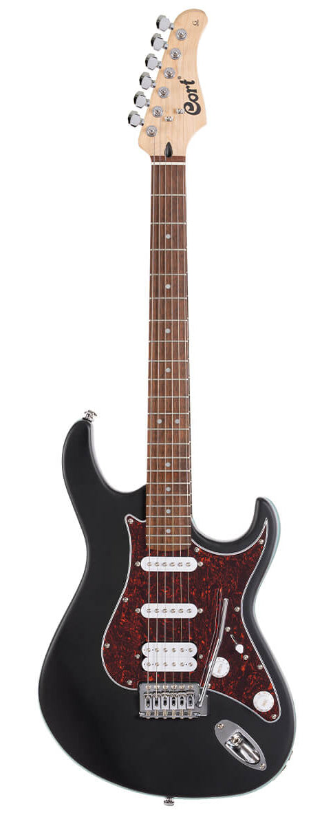 Guitare électrique Cort G110 HSS Open Pore Black