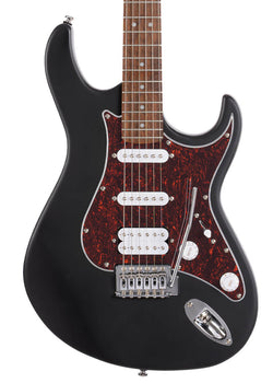 Cort G110 HSS Electric Guitar in Open Pore Black