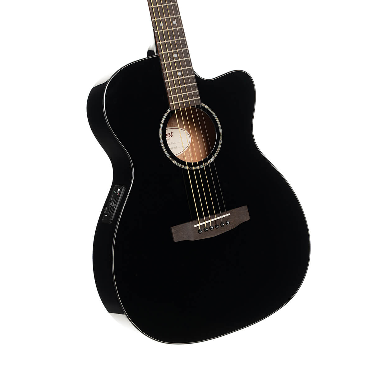 Cort L60CE Orchestra Cutaway Electro in Black