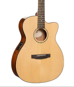 Cort L60CE Orchestra Cutaway Electro in Natural