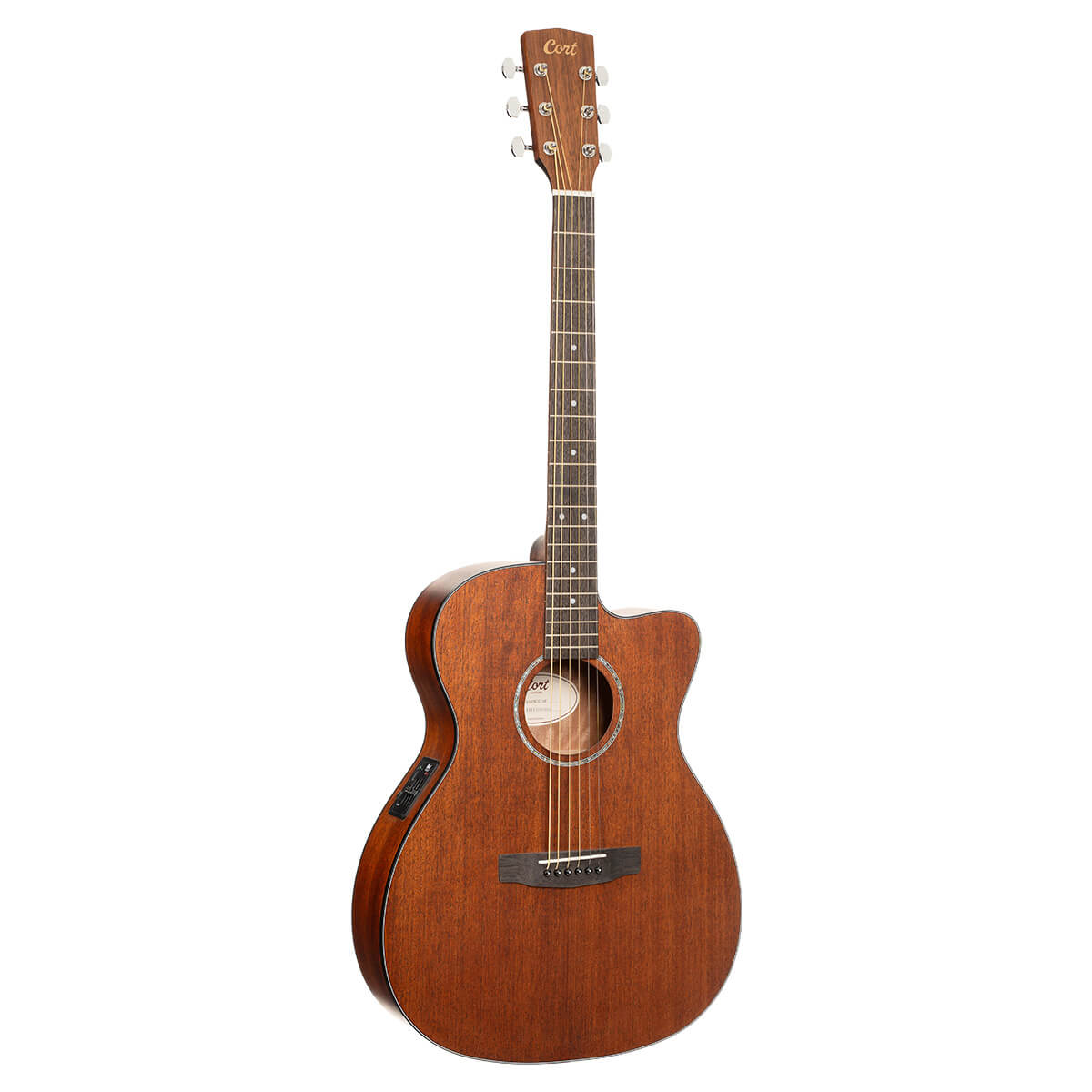 Cort L60MCE Orchestra Cutaway Electro in All Mahogany