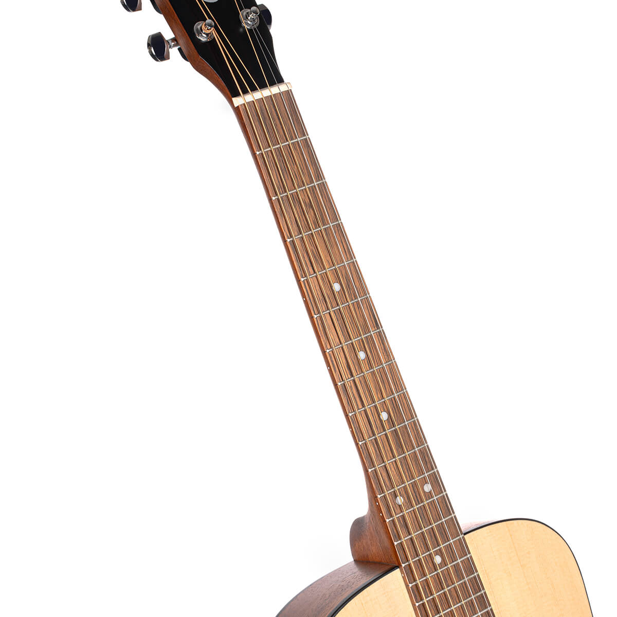 Guitare acoustique Cort AD Mini Short Scale Dreadnought, finition naturelle à pores ouverts