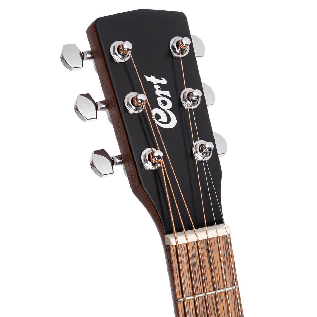 Guitare acoustique Cort AD Mini Short Scale Dreadnought, finition naturelle à pores ouverts