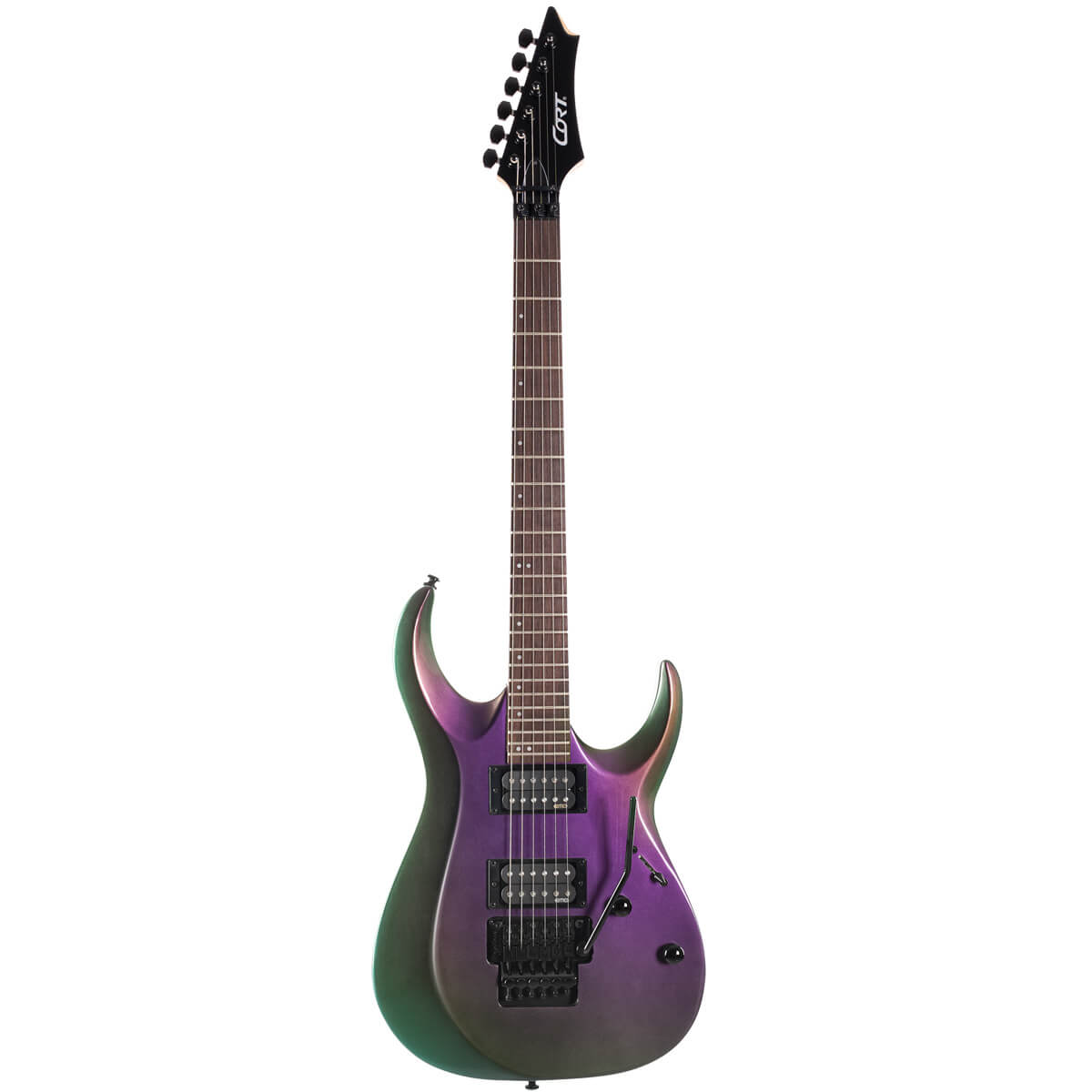 Cort X300 Floyd Rose Micros EMG en Flip Purple