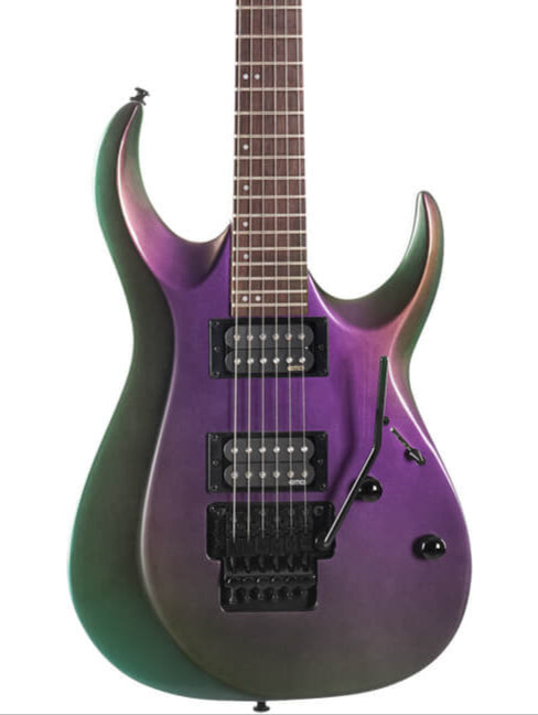 Cort X300 Floyd Rose Micros EMG en Flip Purple
