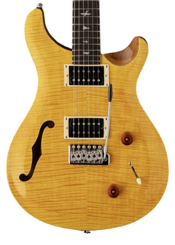 PRS SE Custom 22 Semi-Hollow en Santana Yellow Ex-Démo