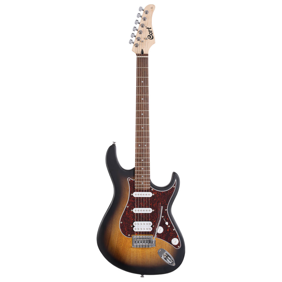 Guitare électrique Cort G110 HSS Open Pore Sunburst