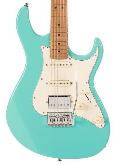 Guitare électrique Cort G200SE HSS vert écume de mer