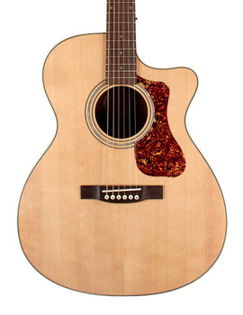 Guild OM-240CE Orchestra Archback Cutaway Electro in Satin Natural