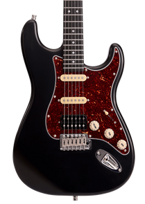 Patina PS-4 S-Type Electric Guitar in Black