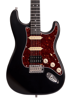 Patina PS-4 S-Type Electric Guitar in Black