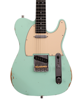 Patina PT-6 T-Type Electric Guitar in Sea Foam Green Relic