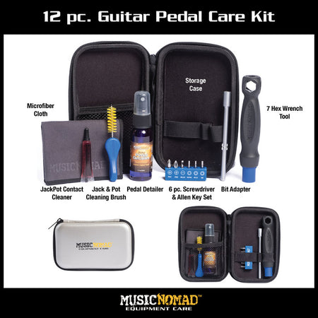 MusicNomad Pedal Care 12 Piece Kit