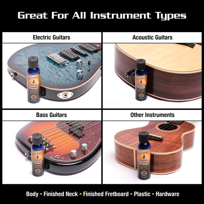 MusicNomad Pro Strength Guitar Polish 4fl oz