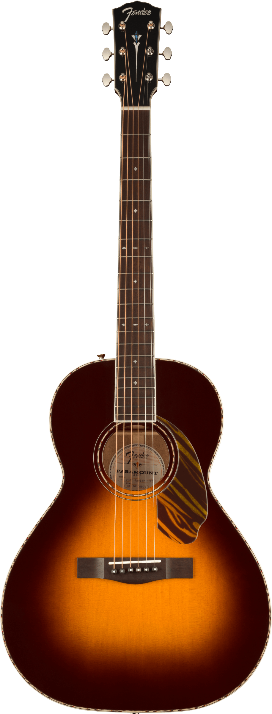 Fender Paramount PS-220E Parlour 3 Tone Vintage Sunburst