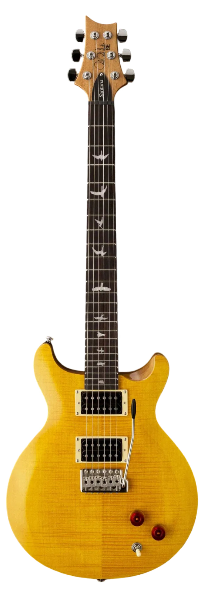 Guitare électrique PRS SE Santana Jaune Santana (modèle d'exposition)