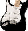 Squier Sonic Stratocaster Left Handed Maple Neck in Black