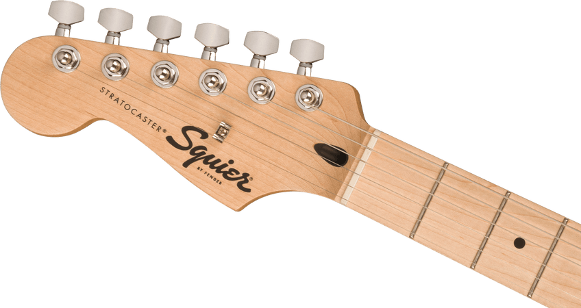 Squier Sonic Stratocaster Left Handed Maple Neck in Black