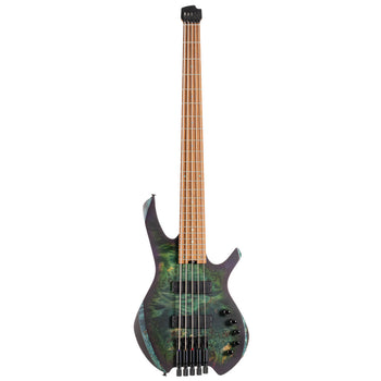 Cort Space 5 Headless 5 String Bass in Star Dust Green