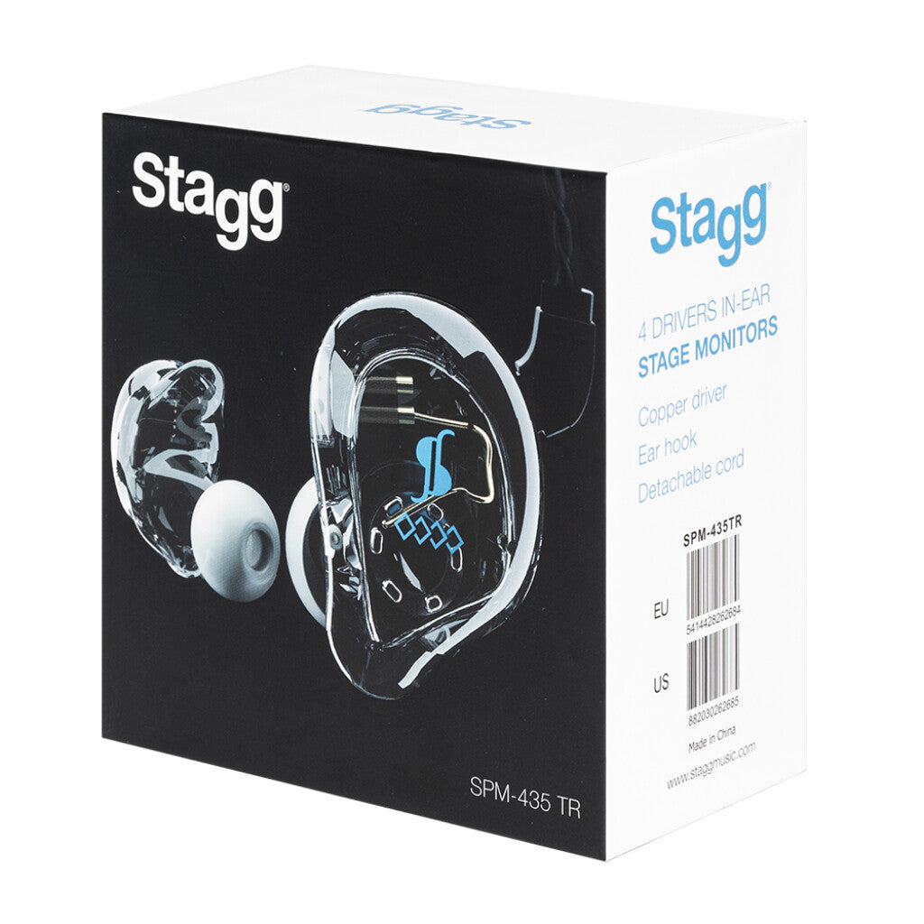 Stagg SPM-435 TR Quad Driver In-Ear Stage Monitors
