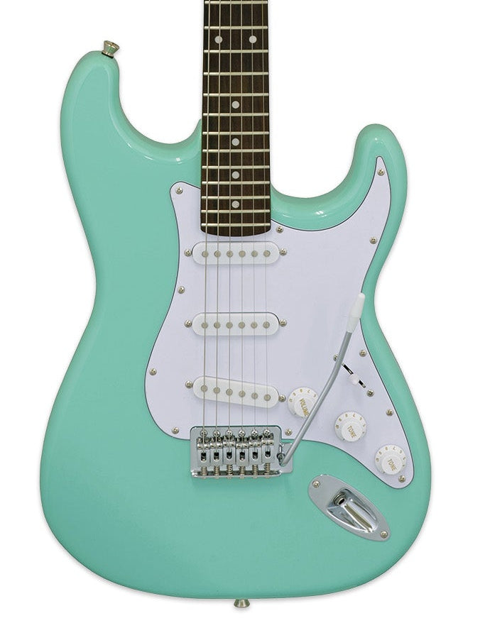 Guitare électrique Aria Pro II STG-003 Surf Green