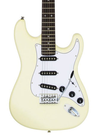 Aria Pro II STG-003SPL Electric Guitar in White