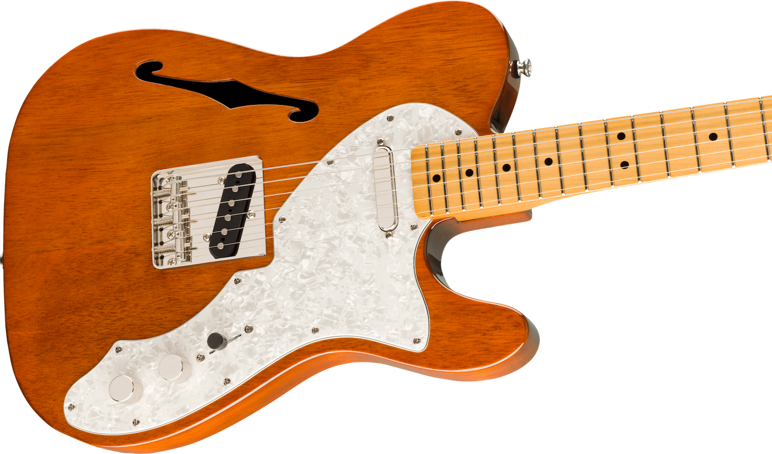 Fender Squier 60's Classic Vibe Thinline Telecaster in Natural Maple Neck - theguitarstoreonline