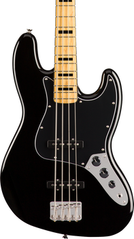 Squier Classic Vibe '70s Jazz Bass Guitar Maple Neck in Black