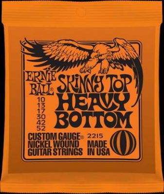 Ernie Ball 2215 Ernie Ball Skinny Top Heavy Bottom Strings 10-52 - The Guitar Store - The Home Of Tone