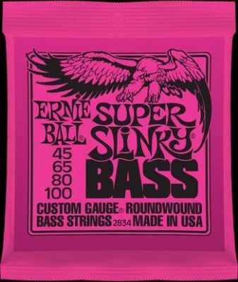 Ernie Ball 2834 Super Slinky Bass 45-100 - The Guitar Store - The Home Of Tone