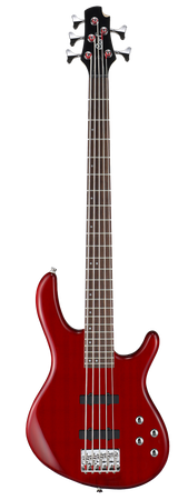 Cort Action Plus Electric Bass V Trans Red