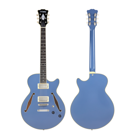 D'Angelico Excel SS Tour Semi-hollow in Slate Blue