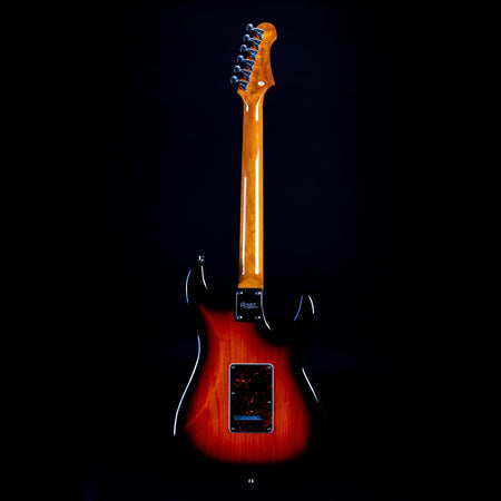 Jet Guitars JS-300 Left Handed S-Type Electric Guitar in Sunburst