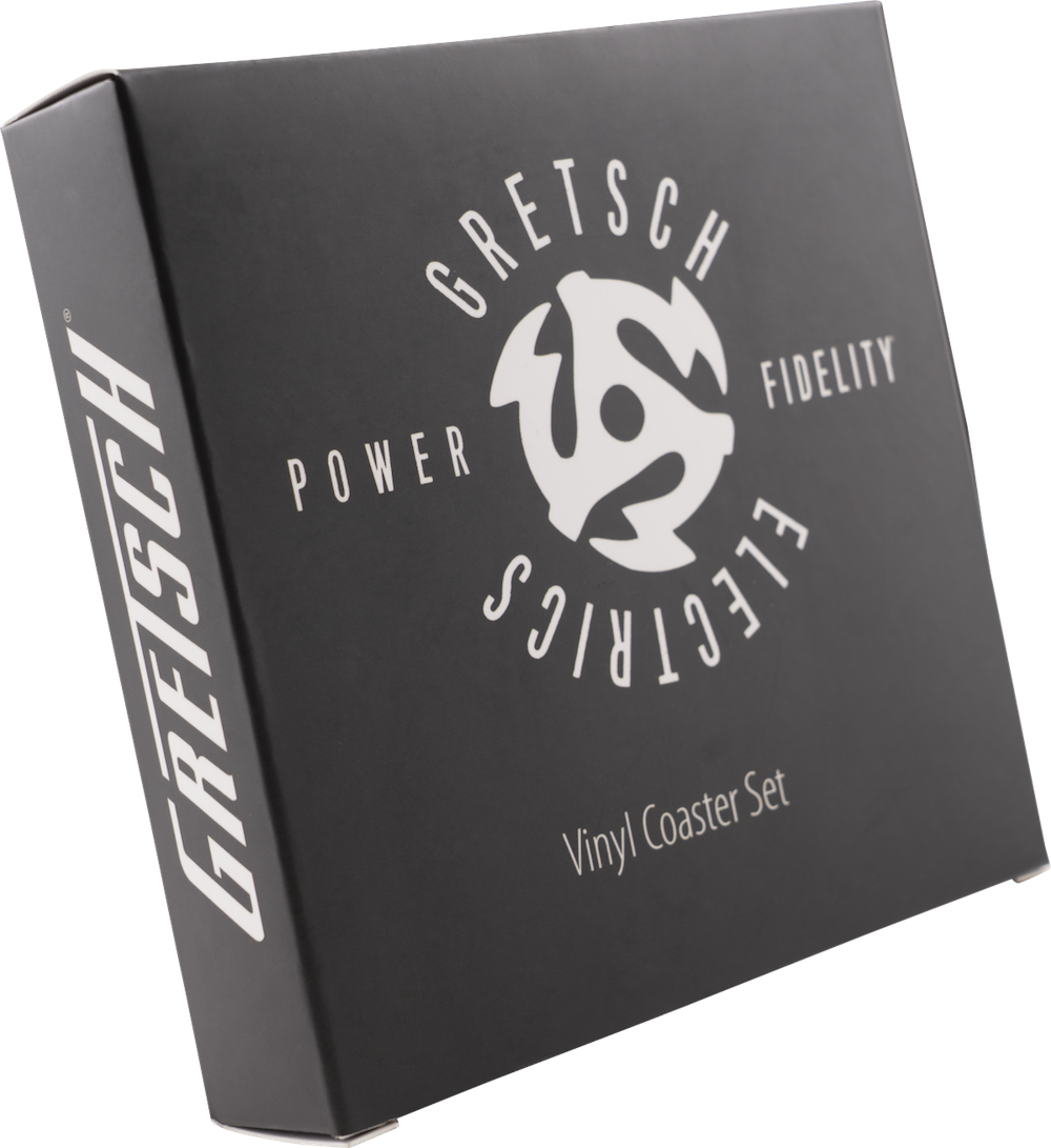 Gretsch P&F Vinyl Coaster Set - theguitarstoreonline