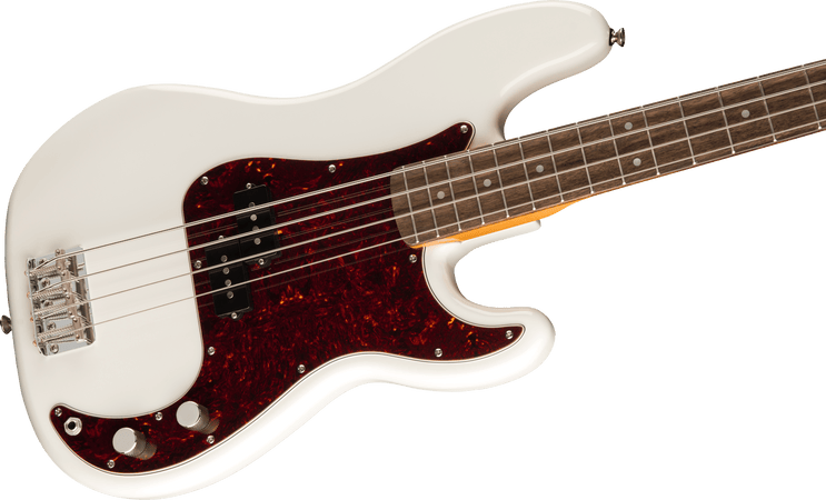 Squier Classic Vibe '60s Precision Bass Guitar Laurel Fretboard in Olympic White