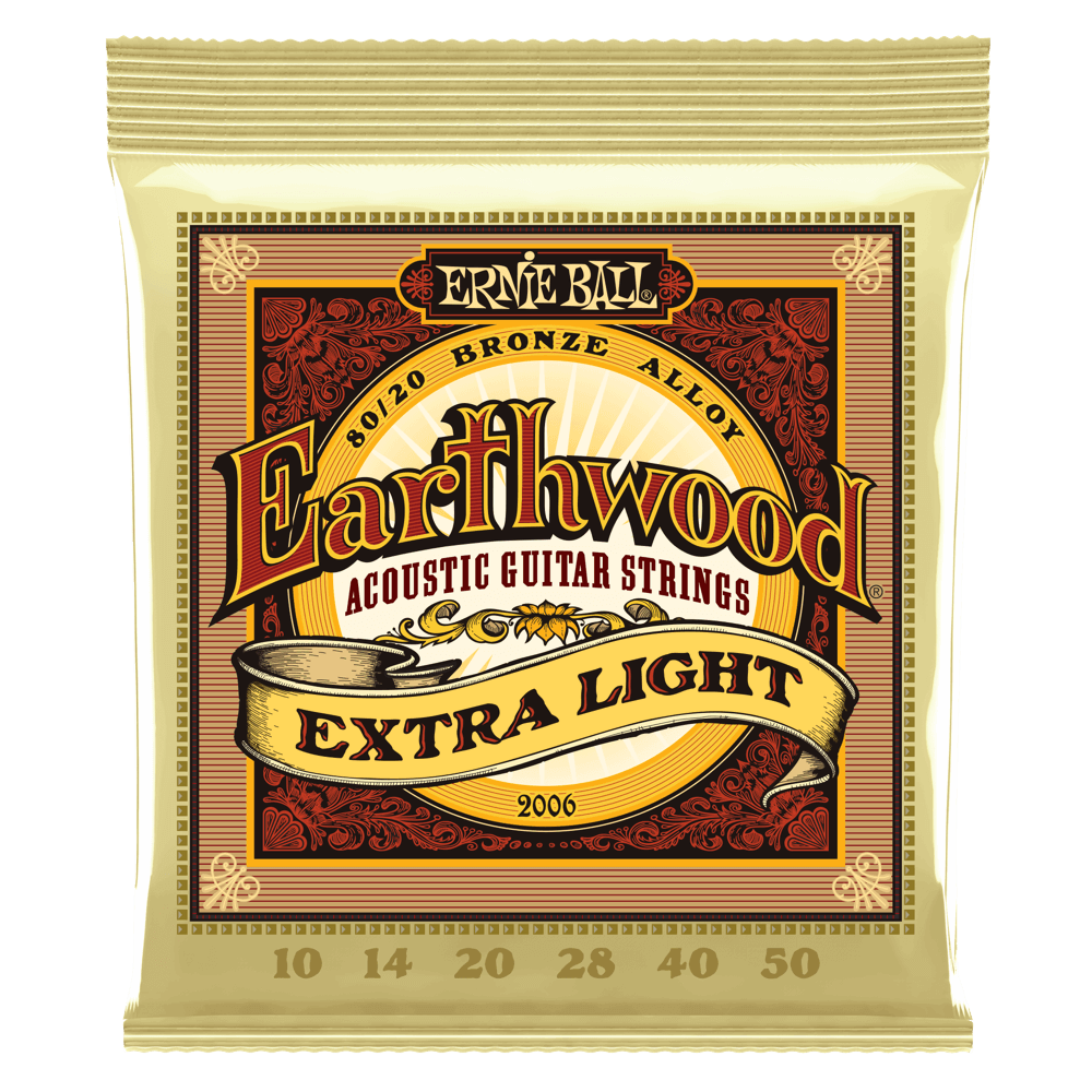 Ernie Ball Earthwood 80/20 Bronze Acoustic Guitar Strings - The Guitar Store - The Home Of Tone