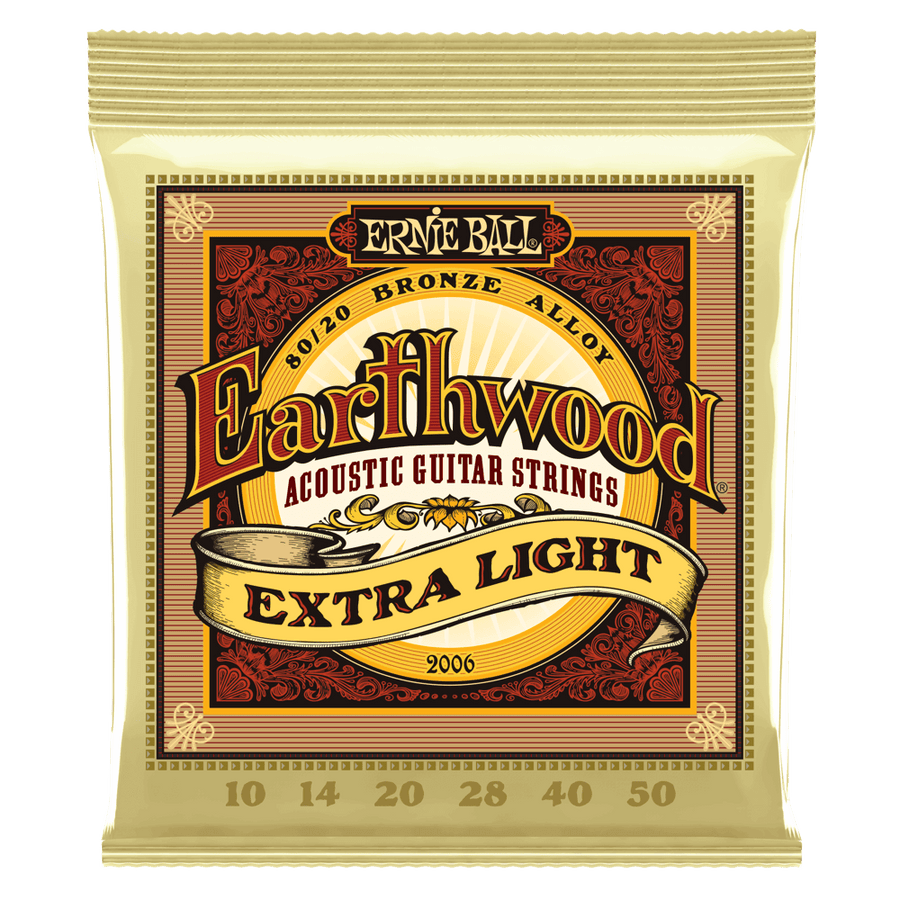 Ernie Ball Earthwood 80/20 Bronze Acoustic Guitar Strings - The Guitar Store - The Home Of Tone